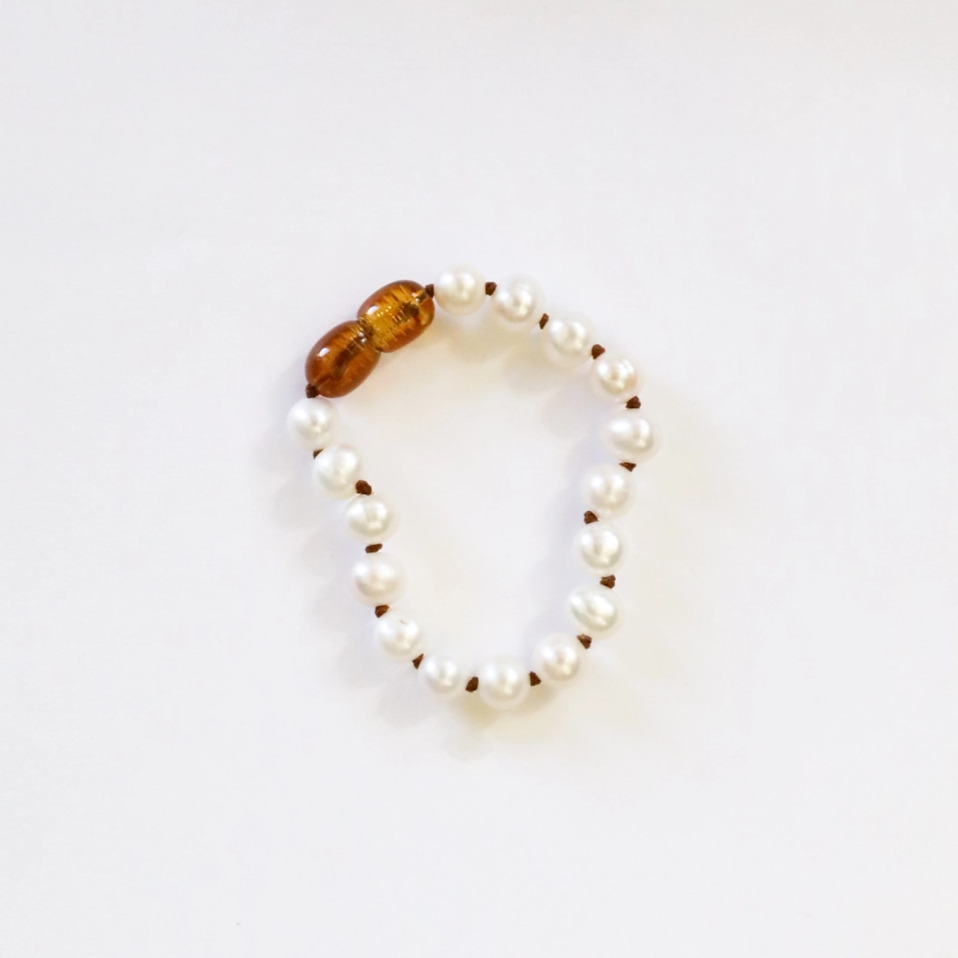 Pure Gemstone + Pearl Bracelet or Anklet - CanyonLeaf