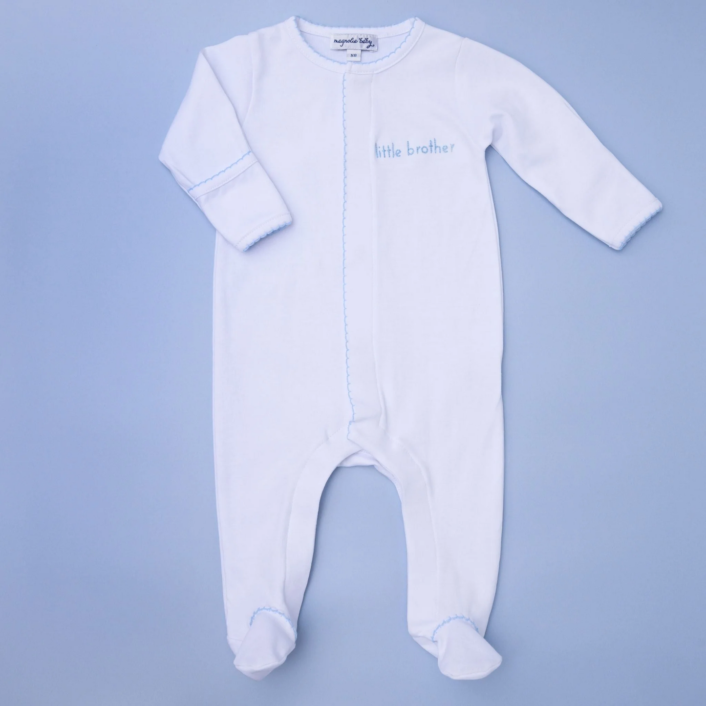 Little Brother Zip Footie - Magnolia Baby