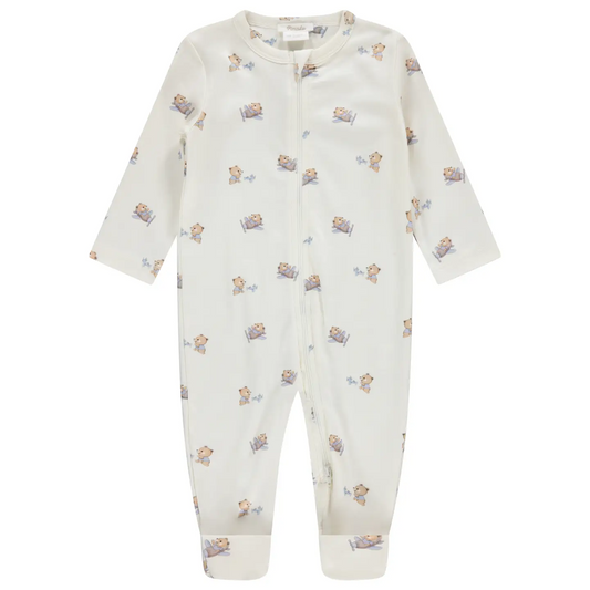 Airplane Bears Zipper Footie - Pimalu