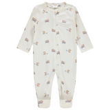 Airplane Bears Zipper Footie - Pimalu
