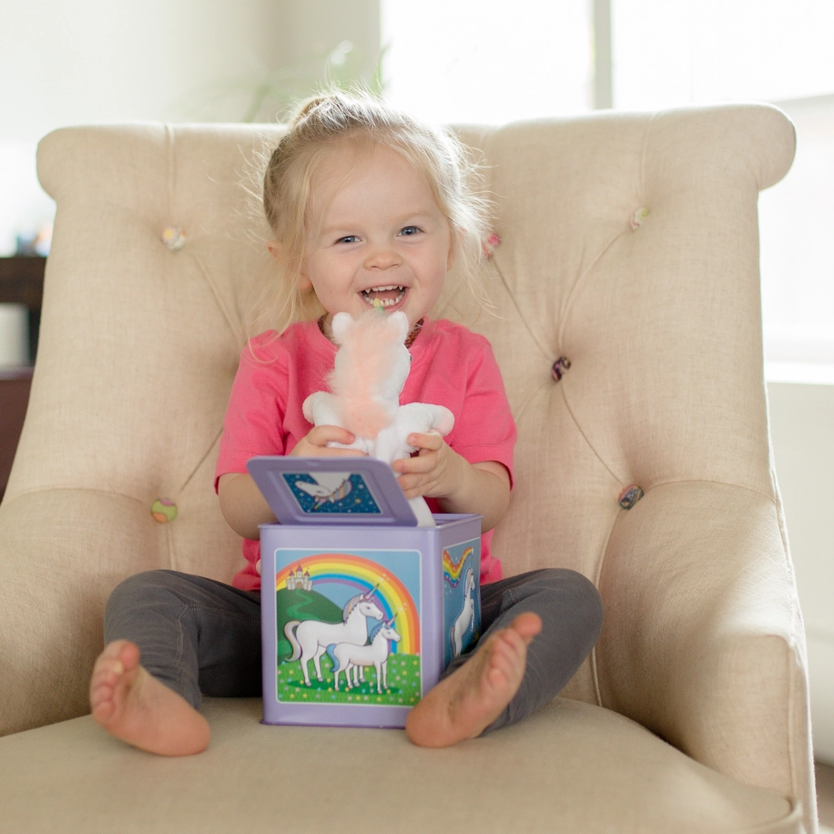 Unicorn Jack in the Box - Jack Rabbit Creations