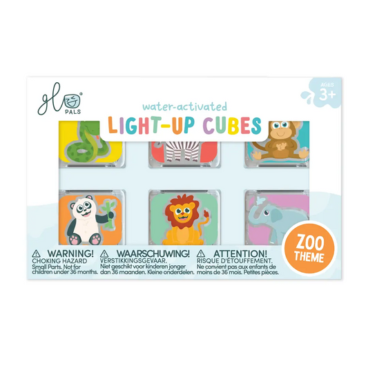 Zoo Light Up Cubes - Glo Pals