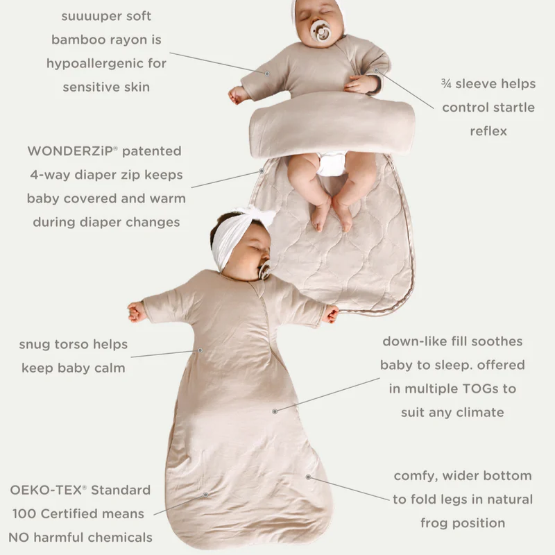Checkmate Long Sleeve Swaddle - Gunamuna