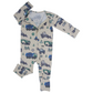 Diggers Construction Convertible Romper - Sweet Bamboo
