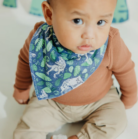 Jurassic Park Bandana Bibs - Copper Pearl