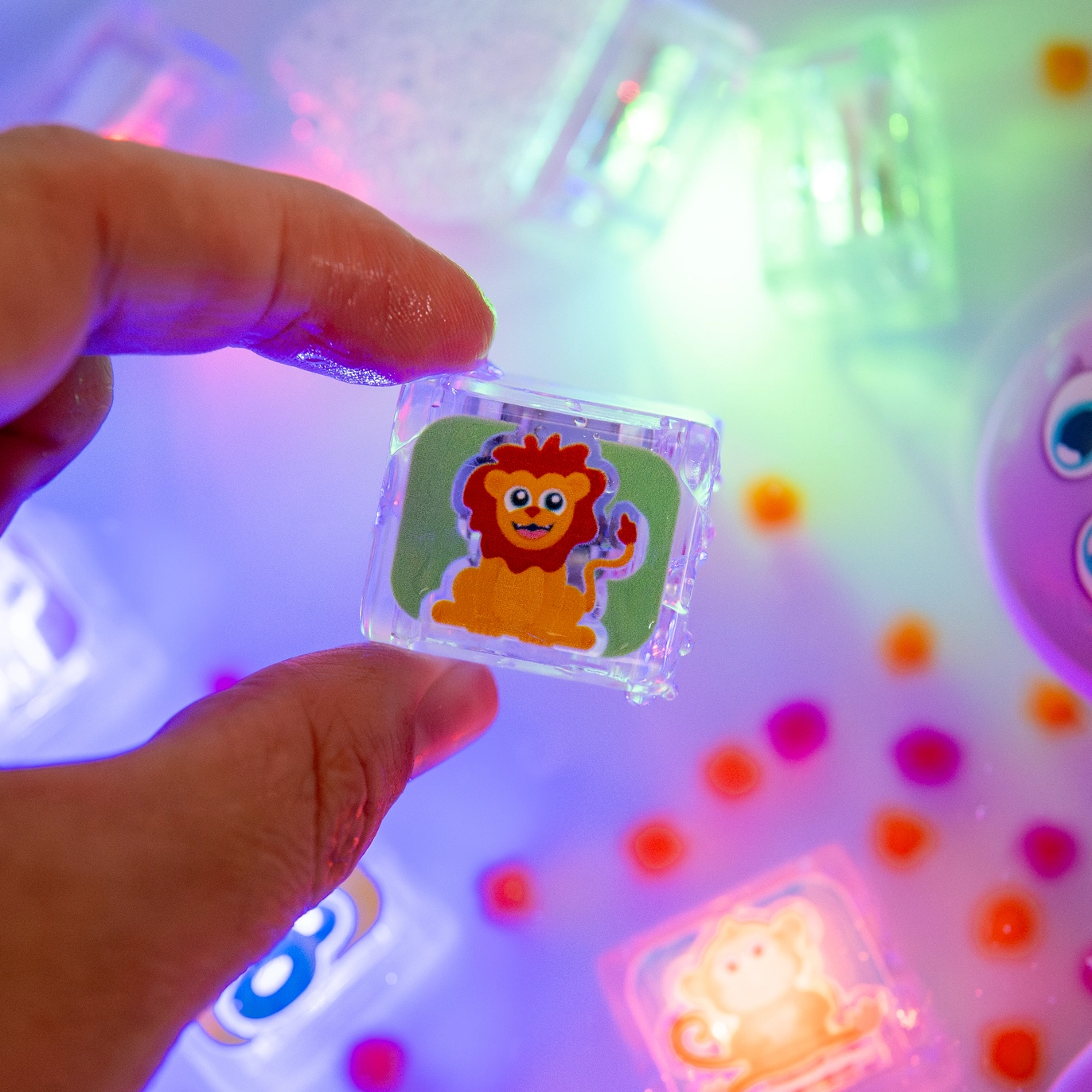Zoo Light Up Cubes - Glo Pals