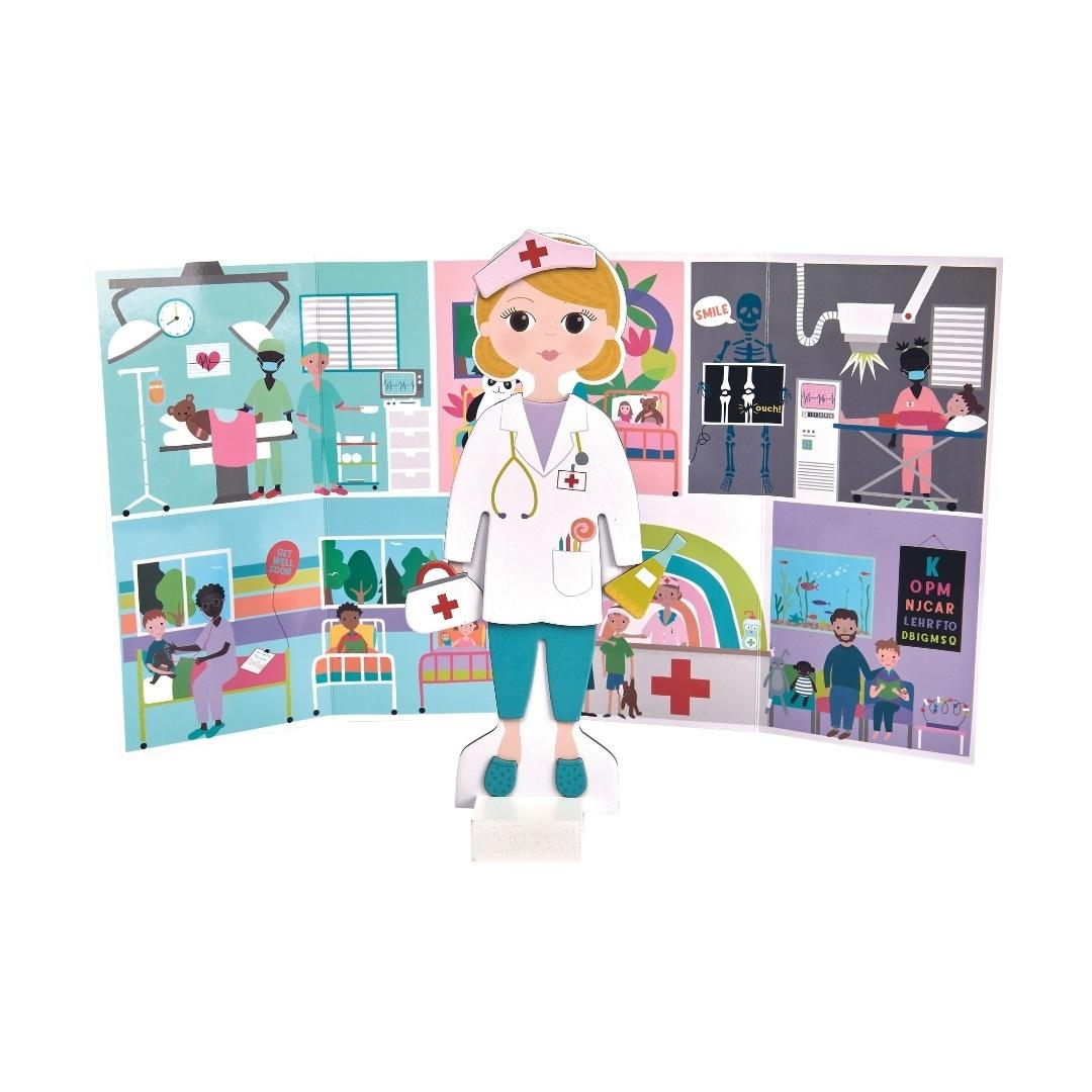 Florence Wooden Magnetic Dress Up Doll - Floss and Rock