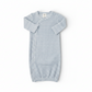 Dusty Blue Striped Gown - SIIX Collection