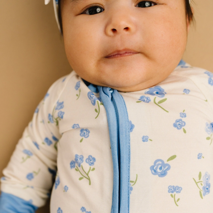 Blue Blooms Sleeper - Little One Shop