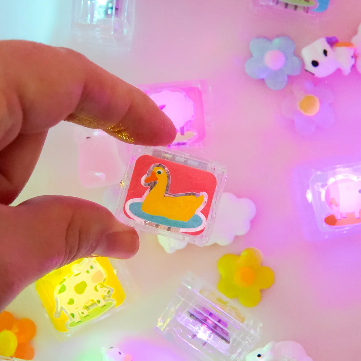Farm Light Up Cubes - Glo Pals