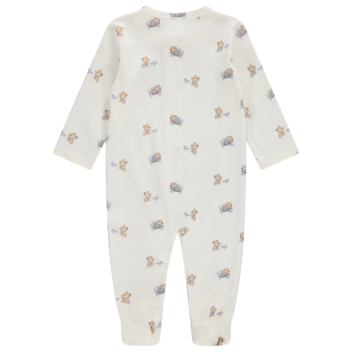 Airplane Bears Zipper Footie - Pimalu