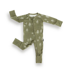 Trees Zip Romper - Millie + Roo