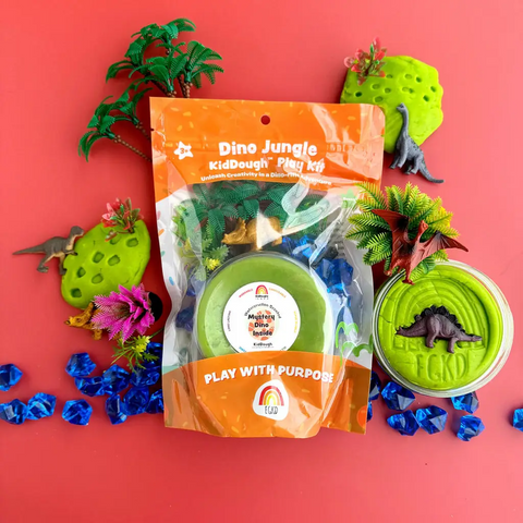 Dino Jungle Kiddough Kit - Earth Grown Kids Dough