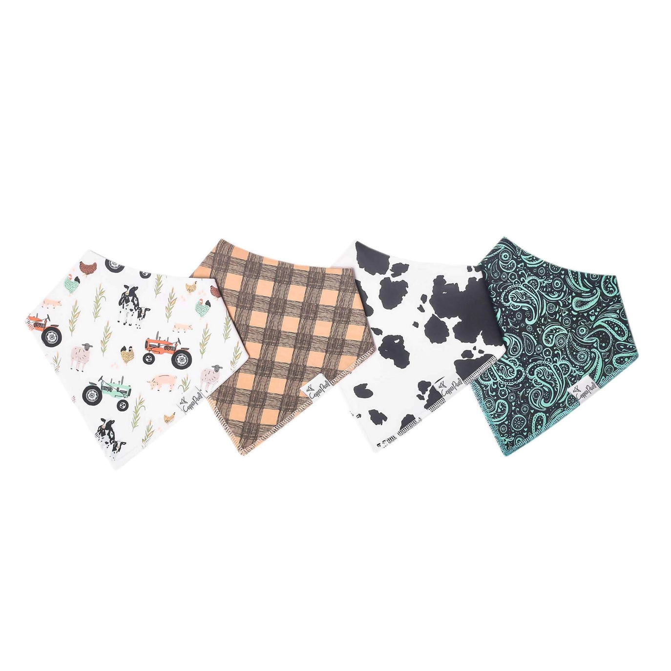 Jo Bandana Bibs - Copper Pearl