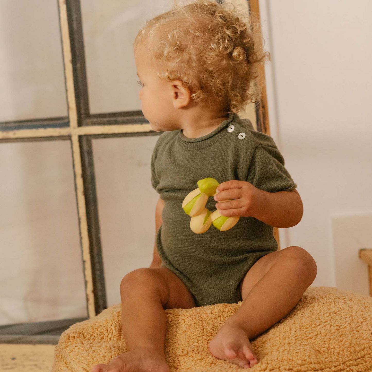 Patricia the Pistachio Teether - Oli & Carol