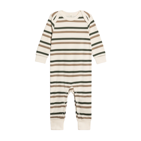 Trevor Stripe Aspen Romper - Colored Organics
