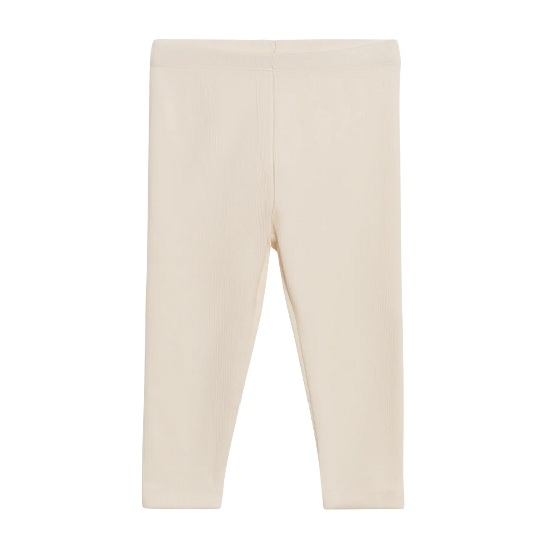 Ivory Lennon Ribbed Leggings - Kendi
