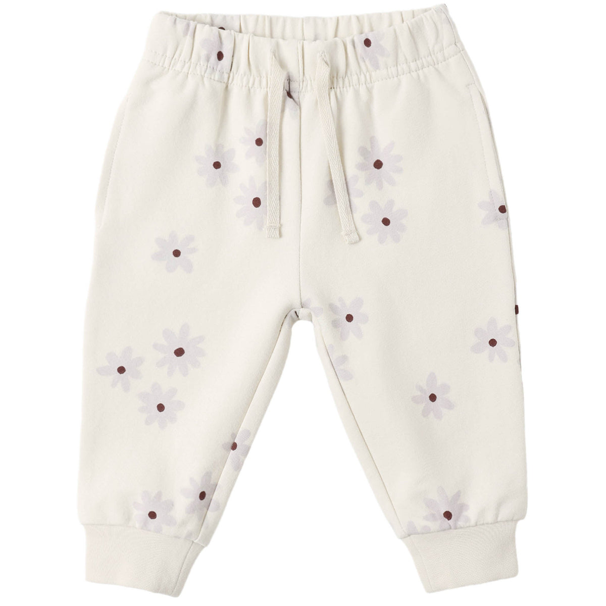 Blue Daisy Relaxed Sweatpants - Quincy Mae