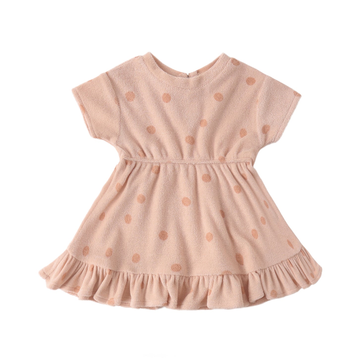 Polka Dot Terry Dress - Quincy Mae