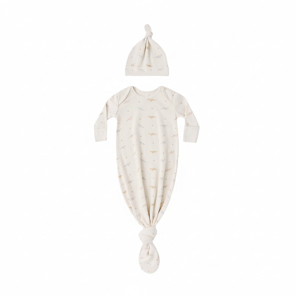 Dinos Knotted Gown + Hat Set - Quincy Mae