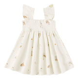 Carnival Smocked Jersey Dress - Quincy Mae