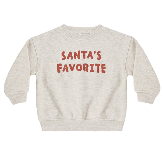 Santa's Favorite Relaxed Sweatshirt - Rylee + Cru