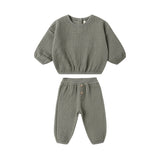 Forest Textured Sweat Set - Quincy Mae
