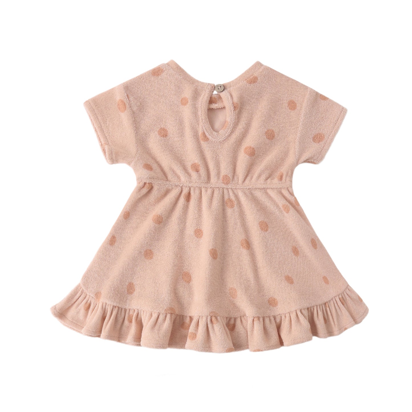 Polka Dot Terry Dress - Quincy Mae