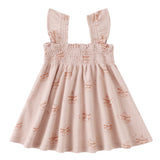 Carousel Smocked Jersey Dress - Quincy Mae