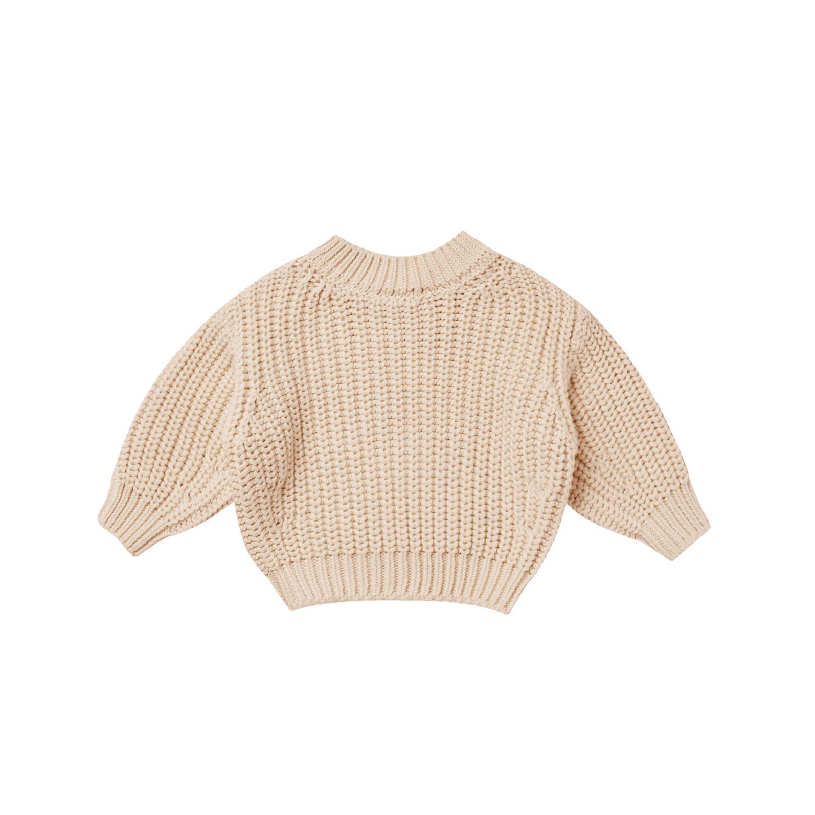 Shell Chunky Knit Sweater - Quincy Mae