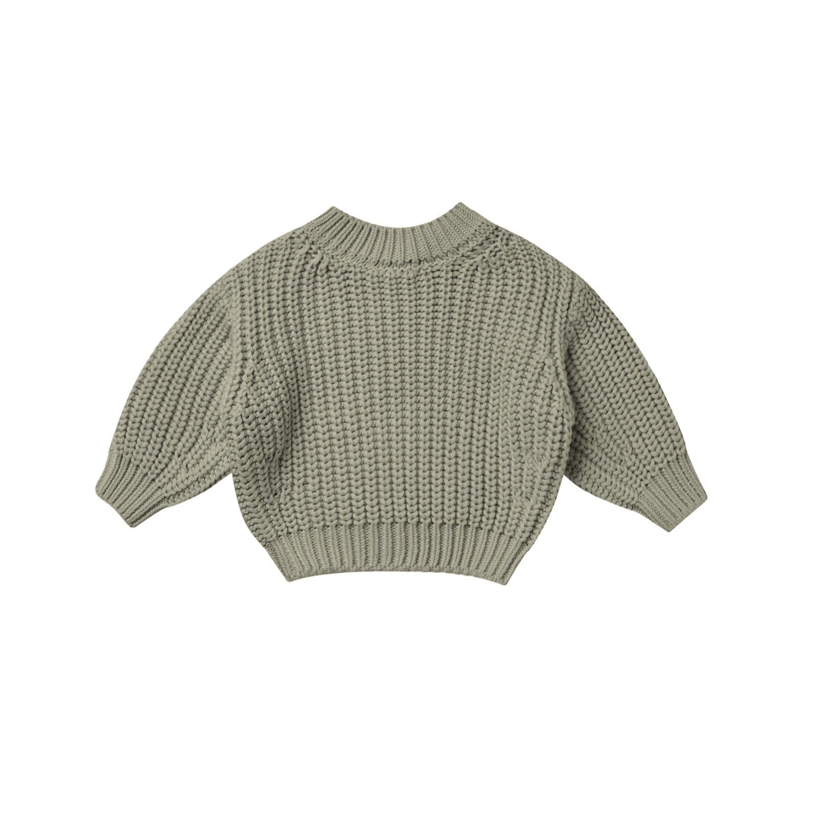 Basil Chunky Knit Sweater - Quincy Mae
