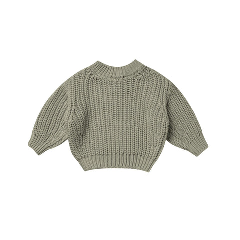 Basil Chunky Knit Sweater - Quincy Mae