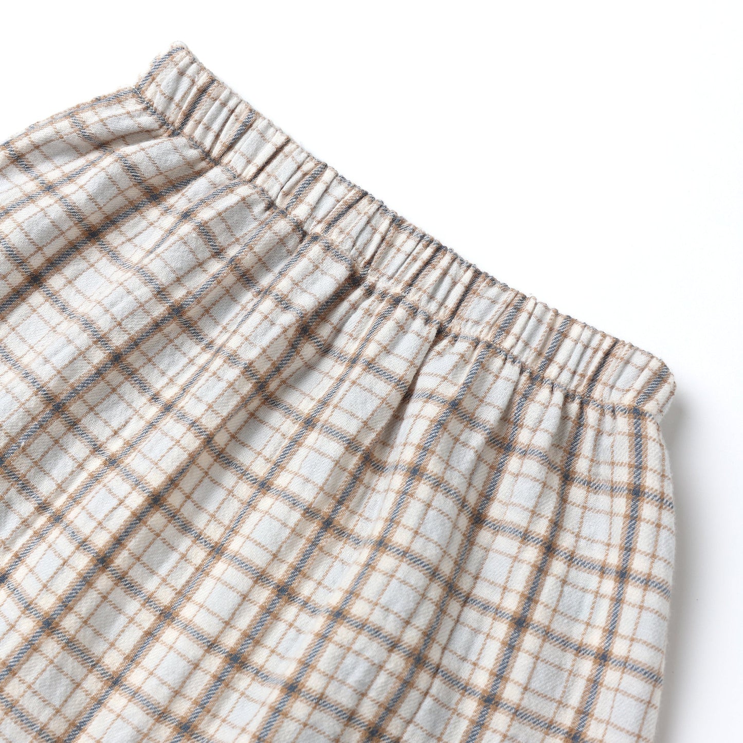 Blue Gingham Woven Pant - Quincy Mae