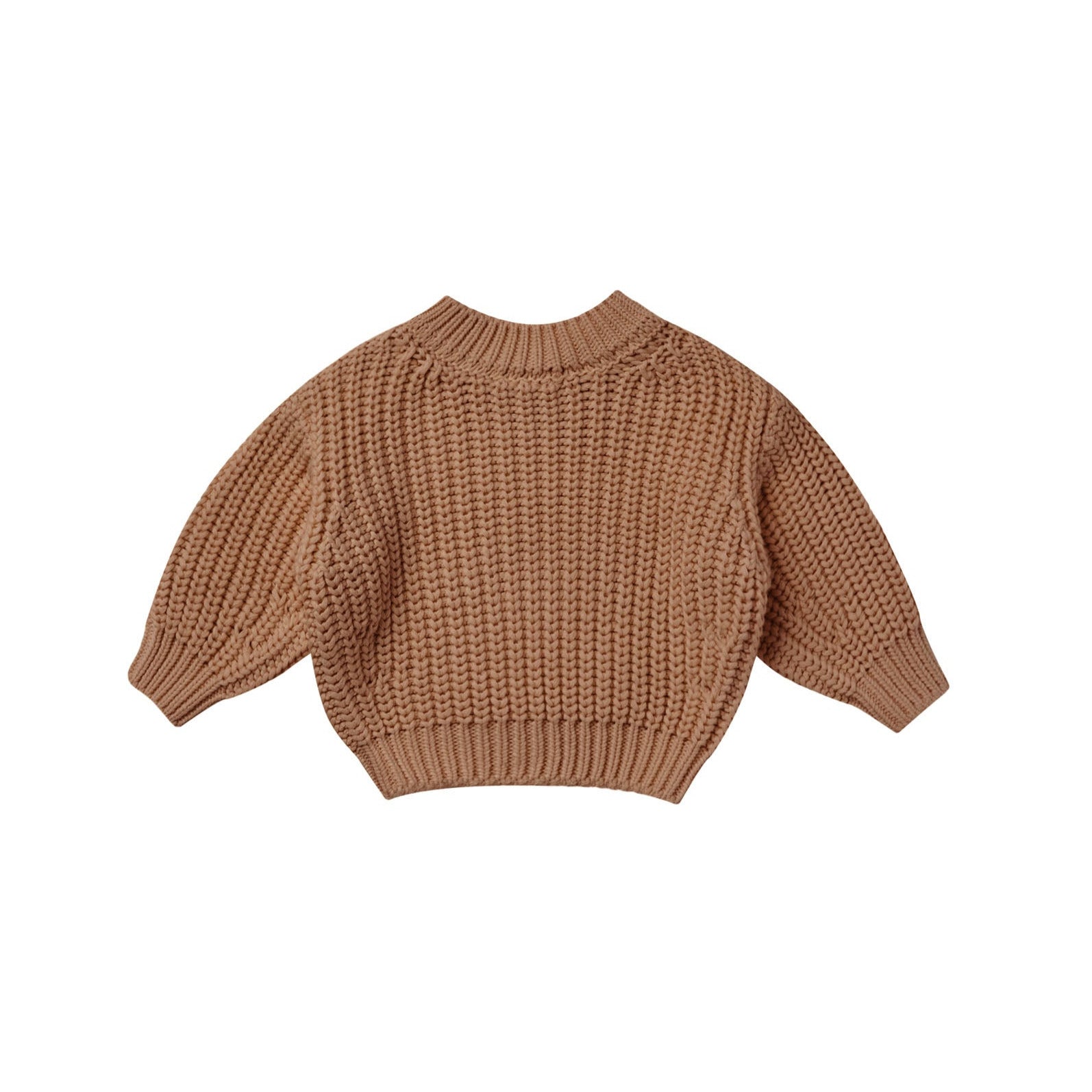 Cinnamon Chunky Knit Sweater - Quincy Mae