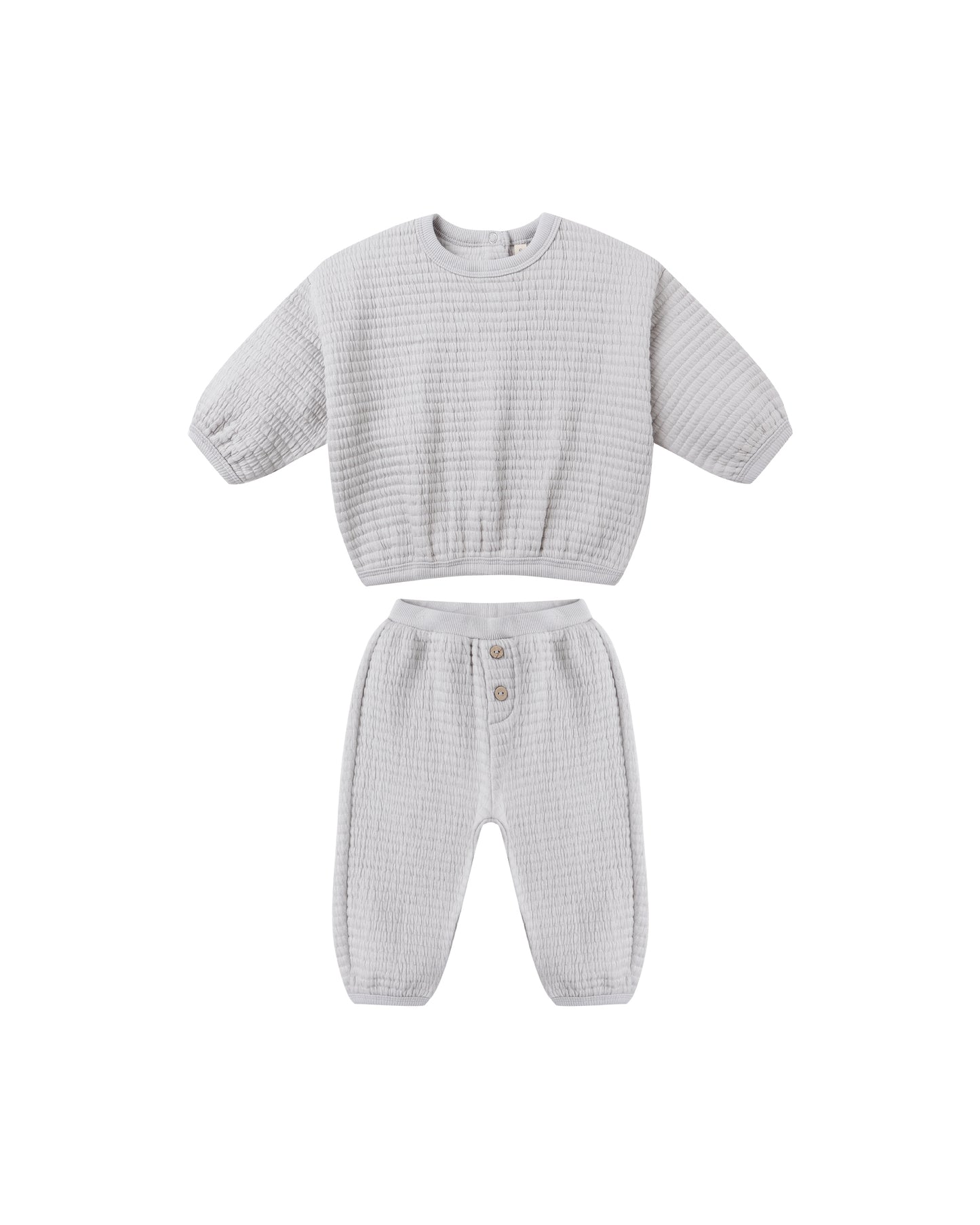 Frost Textured Sweat Set - Quincy Mae