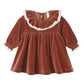 Redwood Velour Dress - Quincy Mae
