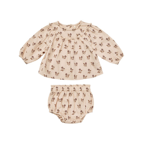 Fig Flora Mia Top + Bloomer Set - Quincy Mae