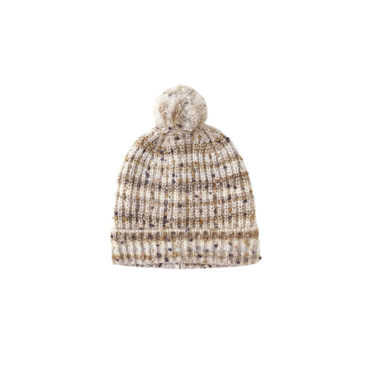 Stone Multi Stripe Beanie - Rylee + Cru