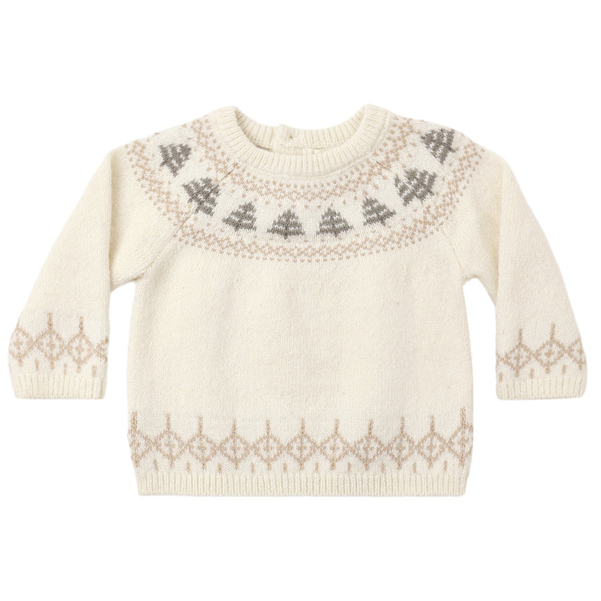 Tree Fair Isle Rex Sweater - Quincy Mae