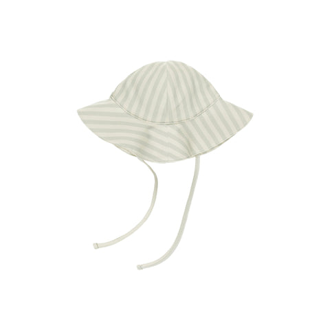 Mint Stripe Sun Hat - Quincy Mae