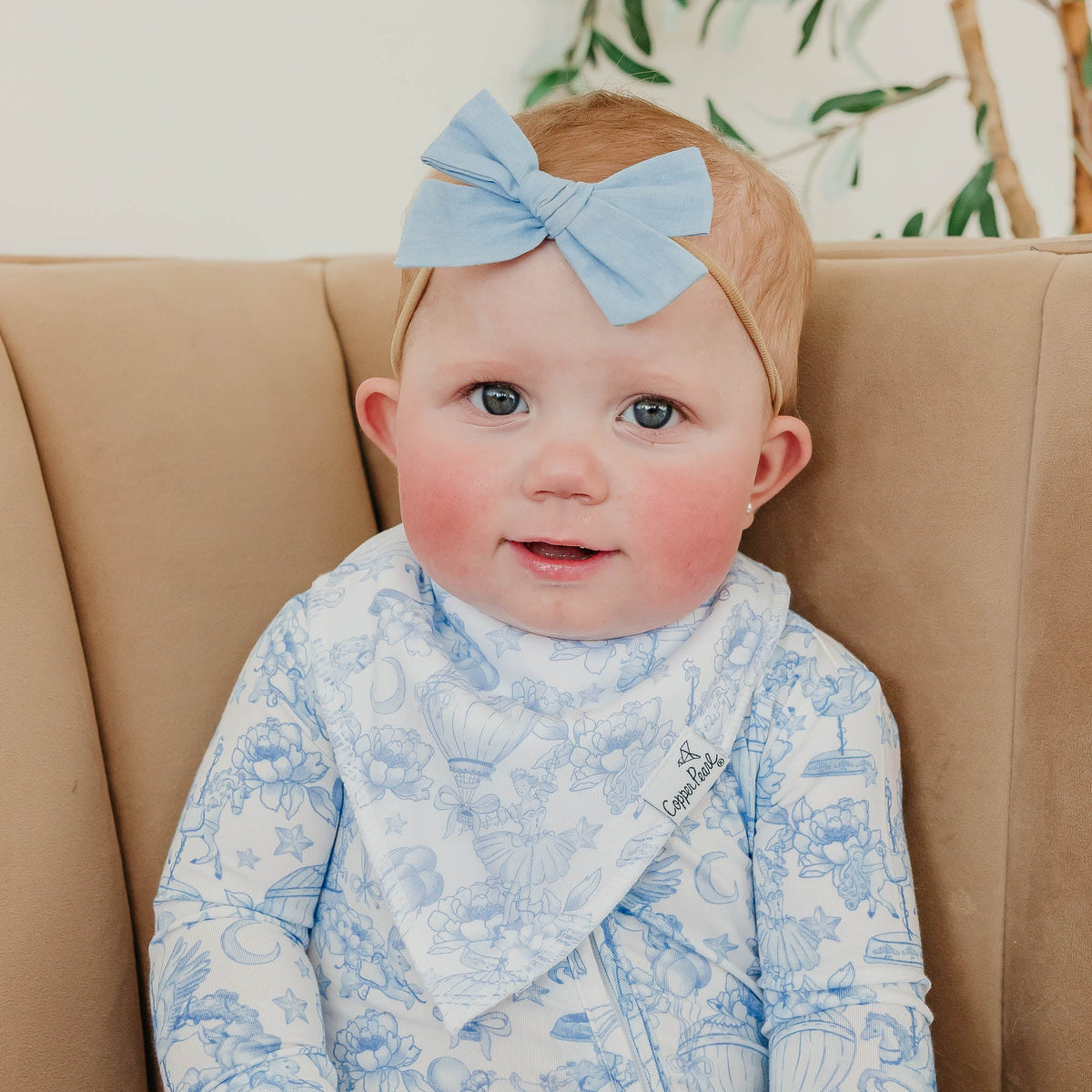 Vitnage Carnival Bandana Bibs - Copper Pearl