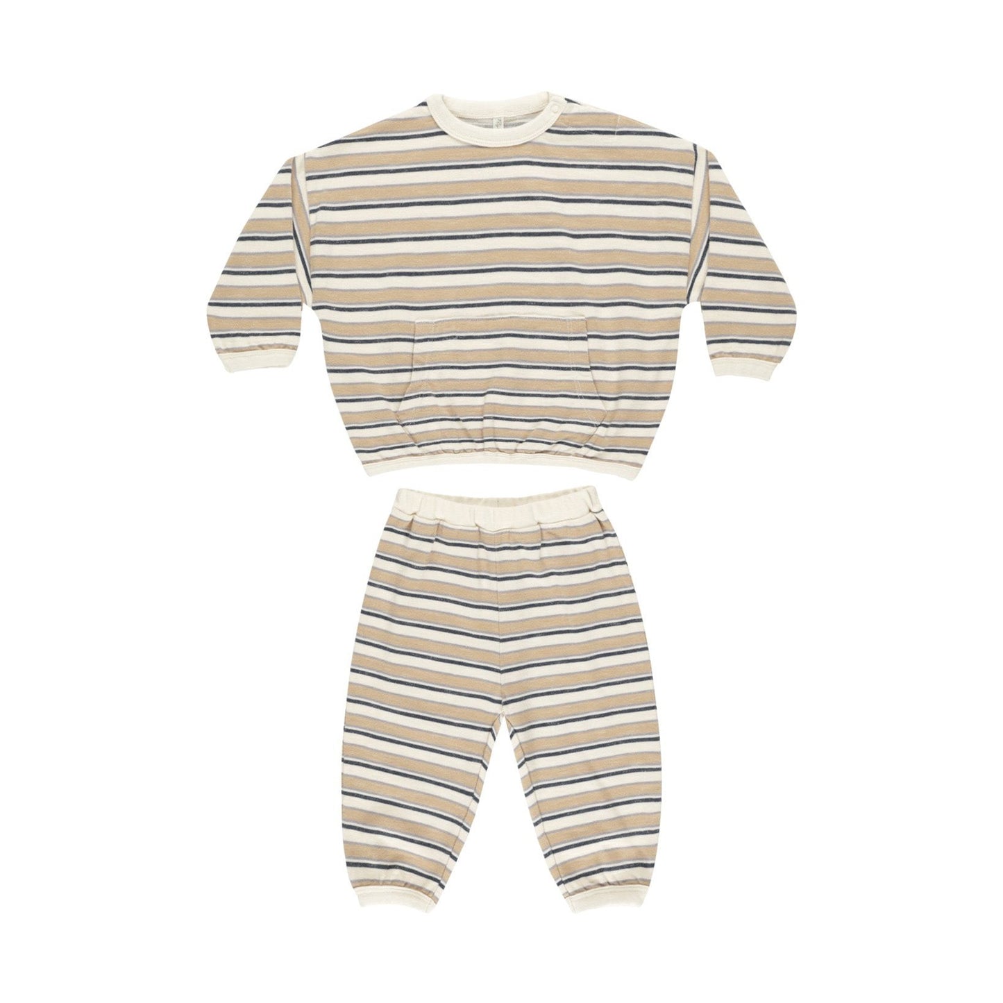 Blue Vintage Stripe Relaxed Set - Rylee + Cru