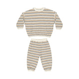 Blue Vintage Stripe Relaxed Set - Rylee + Cru