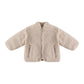 Oat Shearling Zip Jacket - Quincy Mae