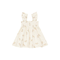 Puppies Smocked Jersey Dress - Quincy Mae