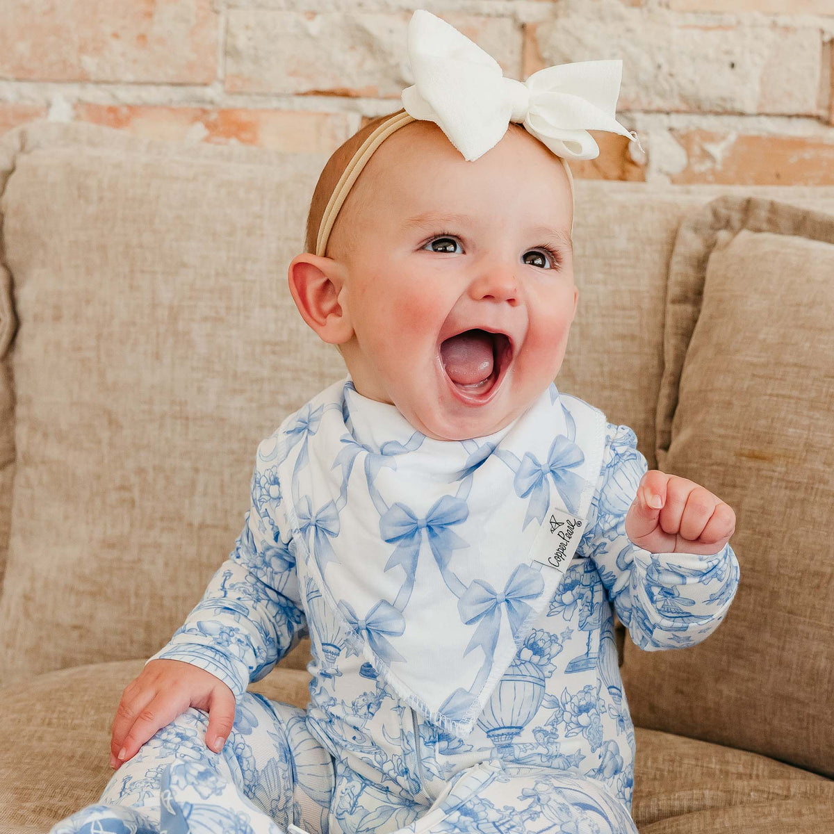 Vitnage Carnival Bandana Bibs - Copper Pearl