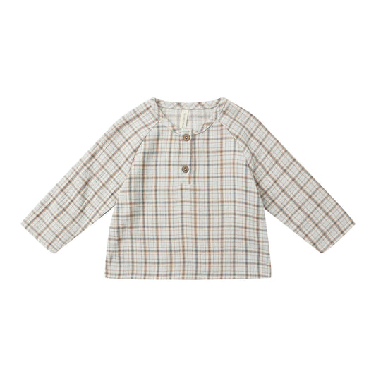 Blue Plaid Zion Shirt - Quincy Mae