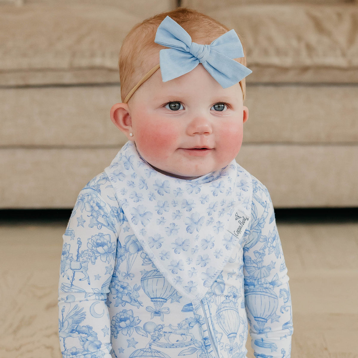 Vitnage Carnival Bandana Bibs - Copper Pearl