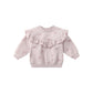 Bows Ruffle Fleece Sweatshirt - Quincy Mae