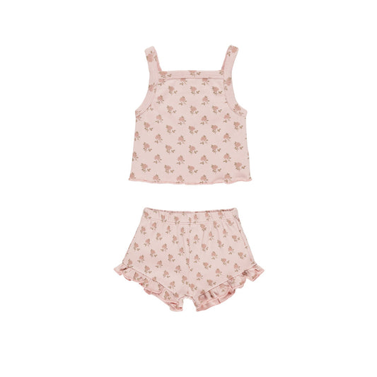 Roses Evie Tank + Shortie Set - Quincy Mae